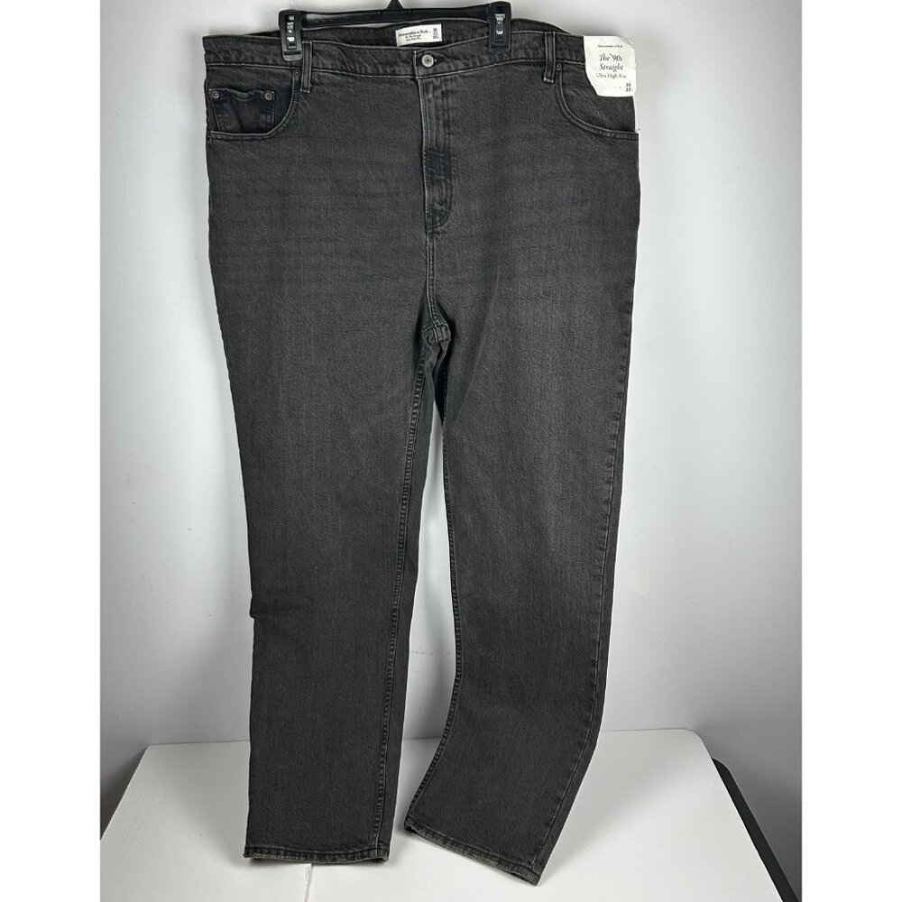 Abercrombie & Fitch Women Jeans Sz 36 22L The 90s Straight Ultra High Rise Curve